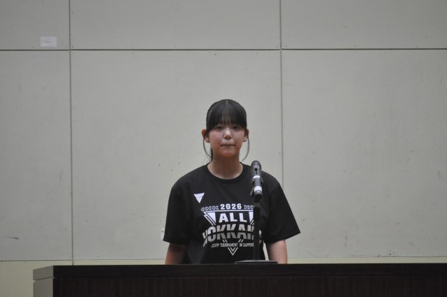 学年代表の言葉